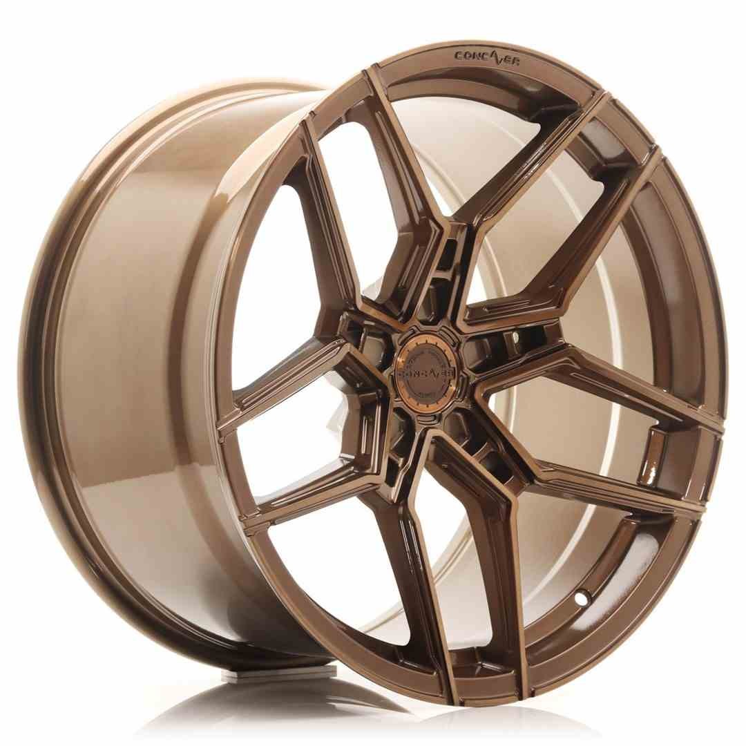 LLANTA JAPAN RACING CVR5 10x20 ET20-48 BLANK 72.6 BRONCE PULIDO