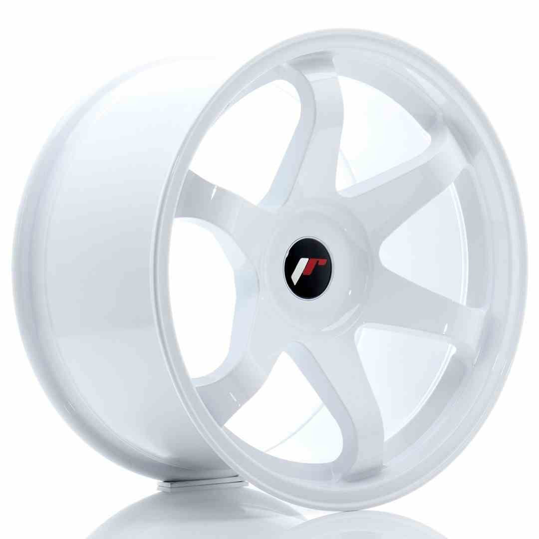 LLANTA JAPAN RACING JR3 10x18 ET10-30 BLANK 74.1 BLANCO