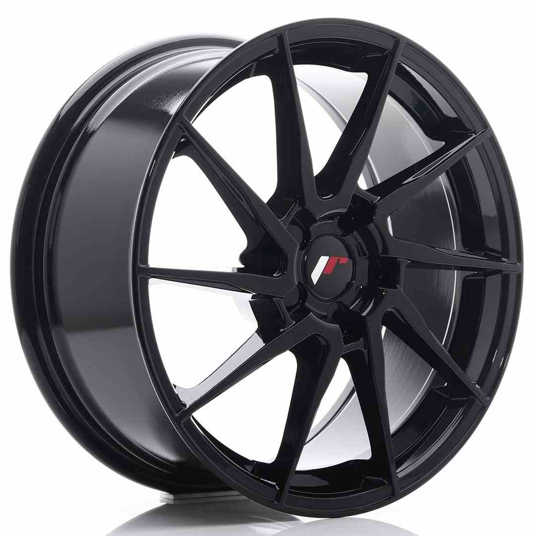 LLANTA JAPAN RACING JR36 8x18 ET35-52 BLANK 74.1 NEGRO