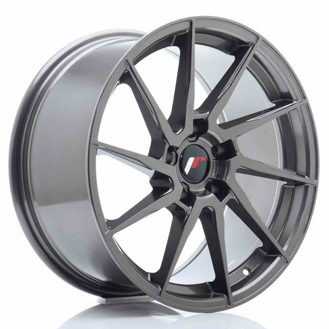 LLANTA JAPAN RACING JR36 9x18 ET35 5x120 72.6 GRIS