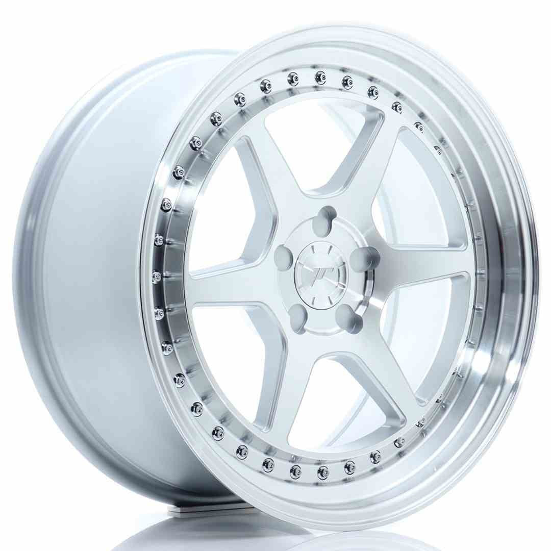 LLANTA JAPAN RACING JR43 8,5x18 ET15-35 BLANK 72.6 PLATA