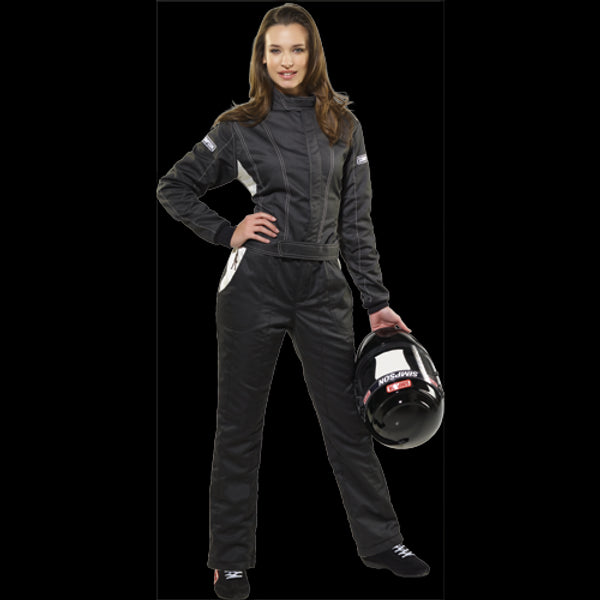 SIMPSON RACING VIXEN II DAMEN-RENNKOMBINATION SCHWARZ/WEISS GRÖSSE L