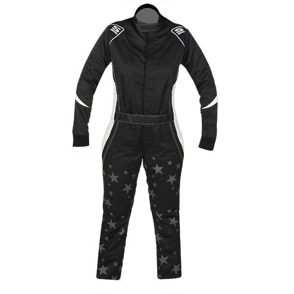 SIMPSON RACING VIXEN II GALAXY DAMEN-RENNANZUG SCHWARZ/WEISS GRÖSSE XS