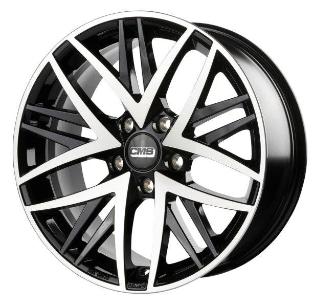 LLANTA CMS 8x18 ET40 5x114,3 67.2R NEGRO DIAMANTE BRILLANTE
