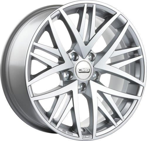 LLANTA CMS 8x18 ET40 5x114 67.2R PLATA CARRERA