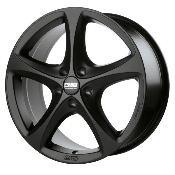 LLANTA CMS 9x19 ET32 5x112 66.5 NEGRO MATE COMPLETO