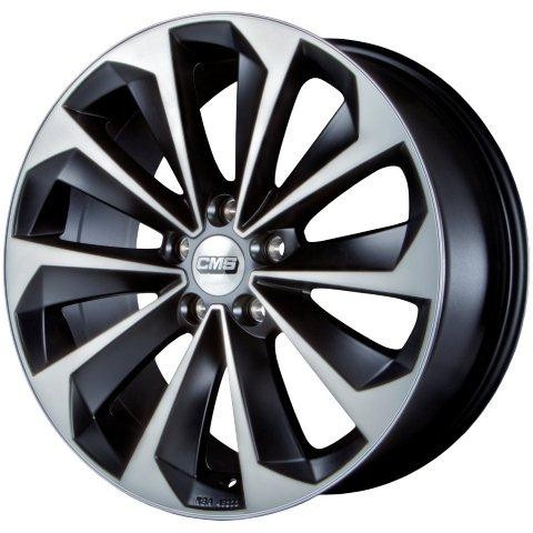 LLANTA CMS 8x18 ET47 5x108 63.4 NEGRO DIAMANTE MATE