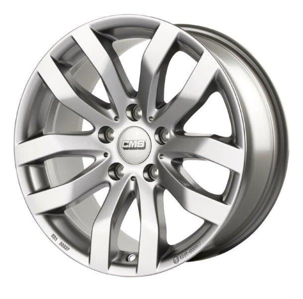 LLANTA CMS 6,5x16 ET52 5x120 65.1 PLATA CARRERA