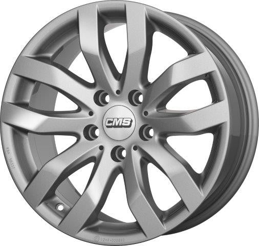 LLANTA CMS 7x16 ET48 5x112 66.5 PLATA CARRERA
