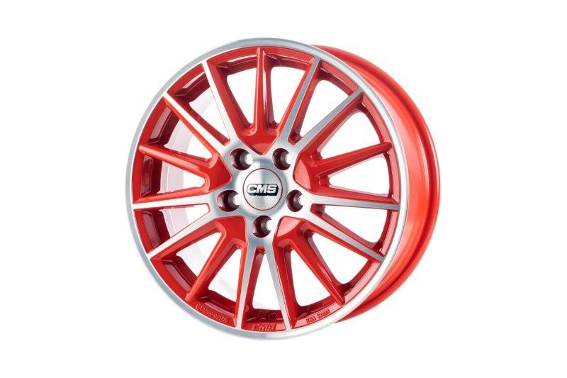 LLANTA CMS 6,5x16 ET37 4x100 60.1 ROJO DIAMANTE BRILLANTE