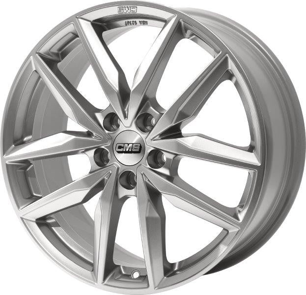 LLANTA CMS 8x20 ET43 5x108 63.4 PLATA CARRERA