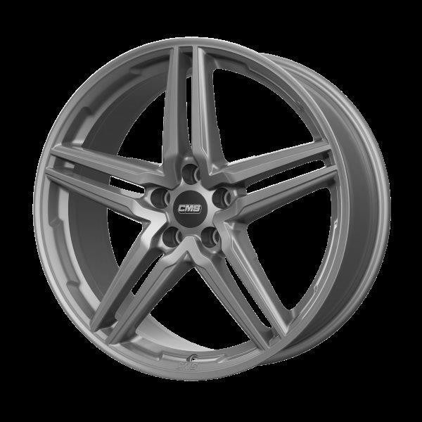 LLANTA CMS 8x18 ET43 5x112 66.5 TITANIO BRILLANTE