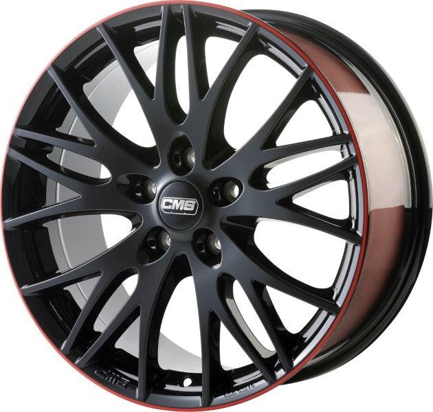 LLANTA CMS 9x19 ET21 5x112 66.5 ROJO OSCURO BRILLANTE