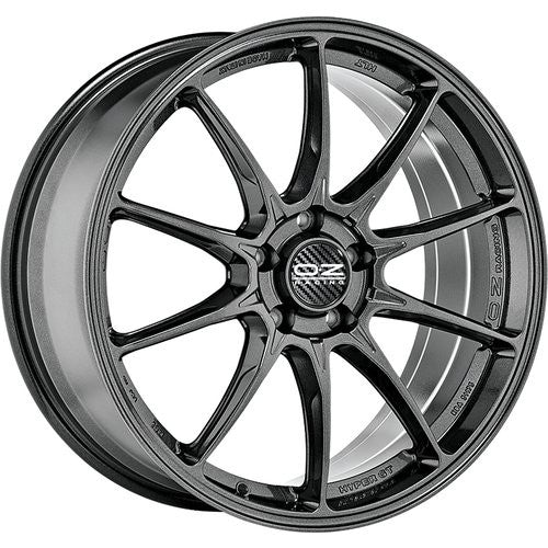 OZ RACING HYPER GT HLT Felge 7,5x18 ET38 5x100 Glänzend Grau