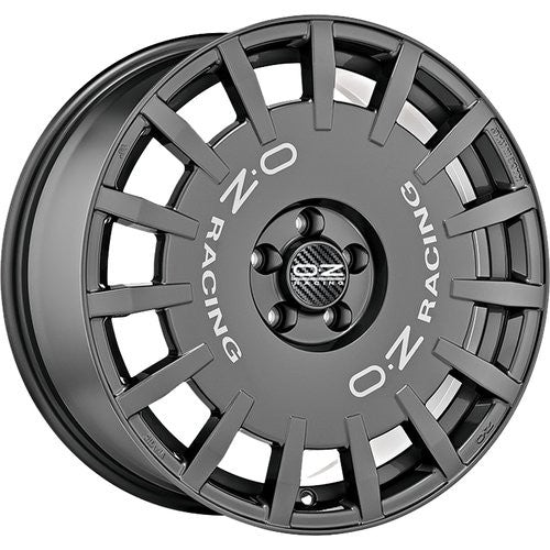 LLANTA OZ RACING RALLY RACING 8X17 ET45 5X108 GRIS SILVER LETTERING
