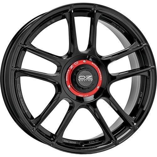 OZ RACING INDY HLT 10X20 ET35 5X112 GLÄNZEND SCHWARZE FELGE