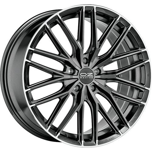 OZ RACING GRAN TURISMO HLT 10X20 ET19 5X112 BRILLANTGRAU DIAMANT-LIPPENFELGE