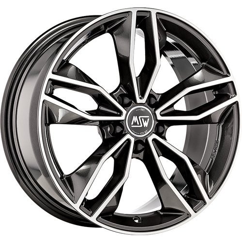 OZ RACING MSW 71 8.5X19 ET35 5X120 GLOSSY GREY FULL POLISHED WHEEL