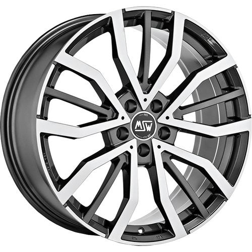 OZ RACING MSW 49 8X18 ET30 5X114.3 SHINY METAL FULL POLISHED RIM