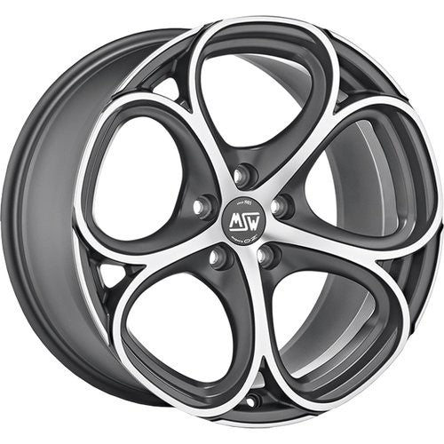 LLANTA OZ RACING MSW 82 8X19 ET33 5X110 METAL MATE PULIDO