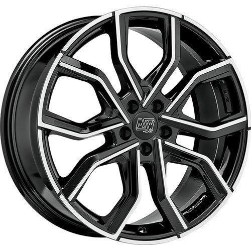 LLANTA OZ RACING MSW 41 8X19 ET34 5X112 NEGRO BRILLANTE FULL POLISHED