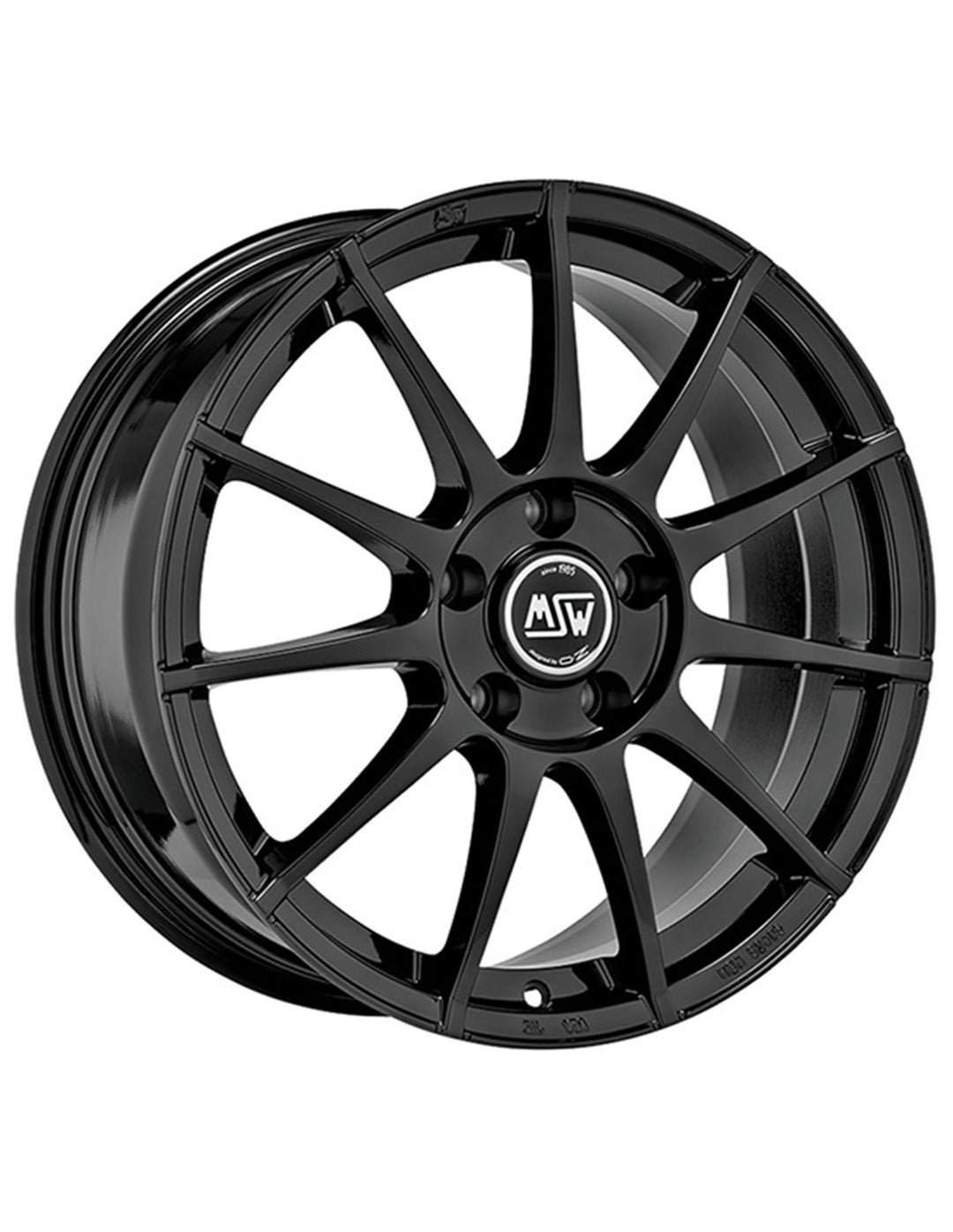 LLANTA OZ RACING MSW 85 8X18 ET35 5X112 NEGRO BRILLANTE
