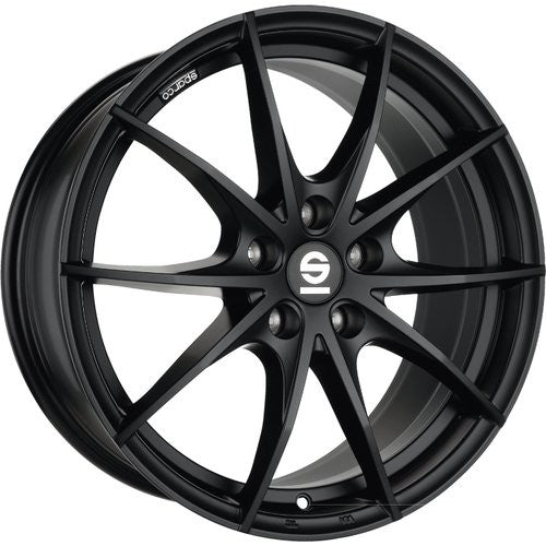 LLANTA OZ RACING SPARCO TROFEO 5 8X18 ET45 5X112 NEGRO MATE