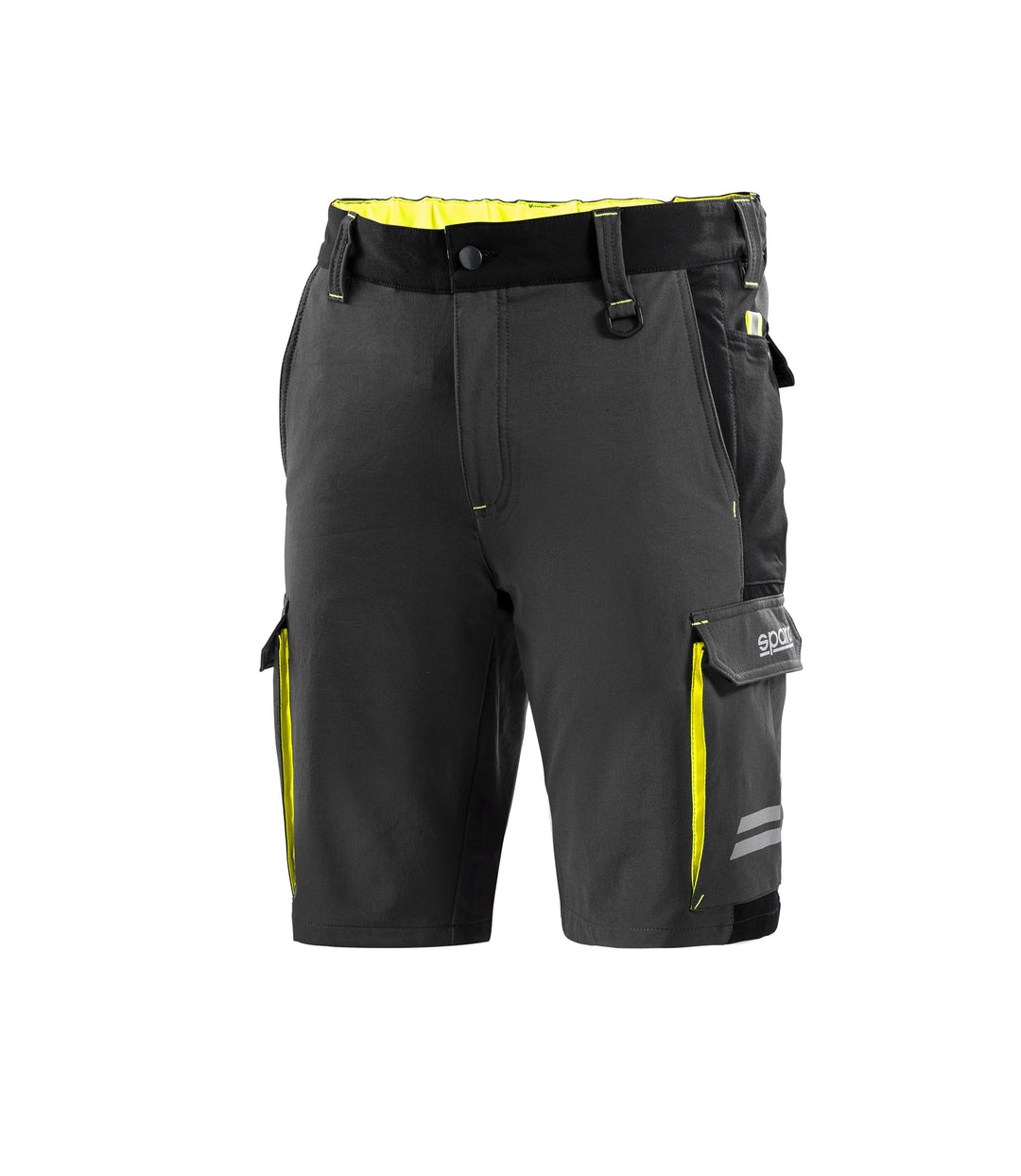 PANTALONES CORTOS TECH TW TALLA M NEGRO/VERDE