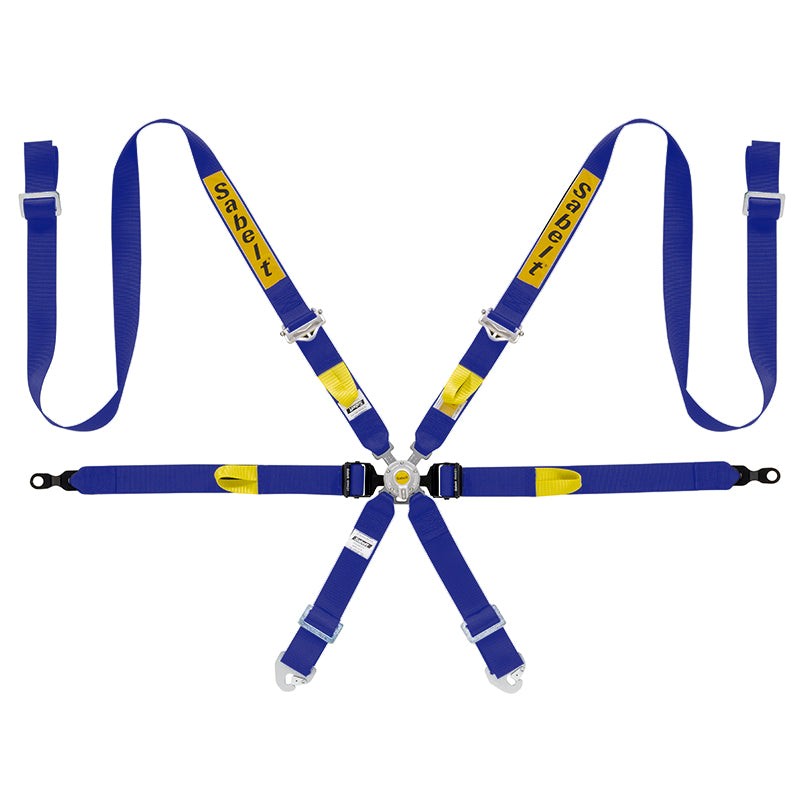 6-Punkt-Gurt High Range GT3 997-911 FIA8853-2016 Blau