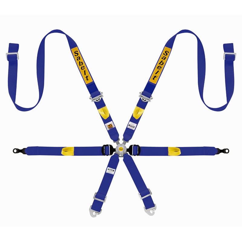 KABELBAUM 6 PUNKTE MITTLERE BEREICHE GT3 997-911 FIA8853-2016 BLAU