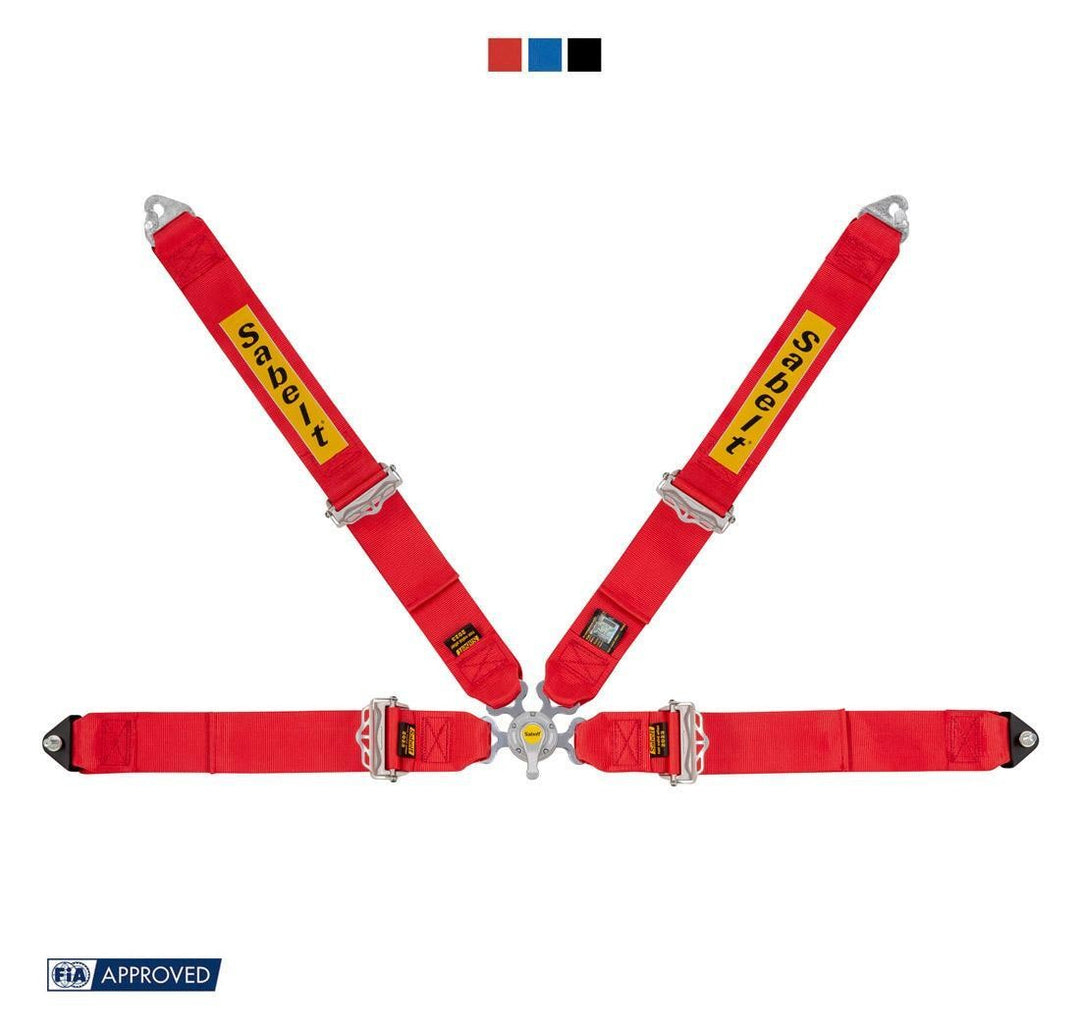 4-Punkt-Kabelbaum, 7,6 cm, Aluminium, Kit für GT/Rallye-Auto, FIA8853-1998, Blau