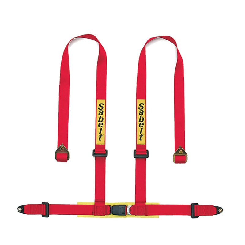 ARNES SABELT CLUBMAN (ECE APROBADO) 4 PUNTOS ALMOHADILLAS INCLUIDAS ROJO MOSQUETON