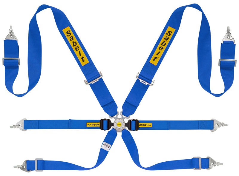 6-PUNKT-STAHL-RALLYE-GURT 3"+2" FIA8853-2016 BLAU