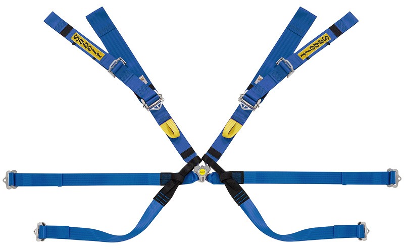 FORMULA 8-PUNKT-GURT 3"+2" TOP RANGE ULTRALIGHT+PULL UP, BLAU