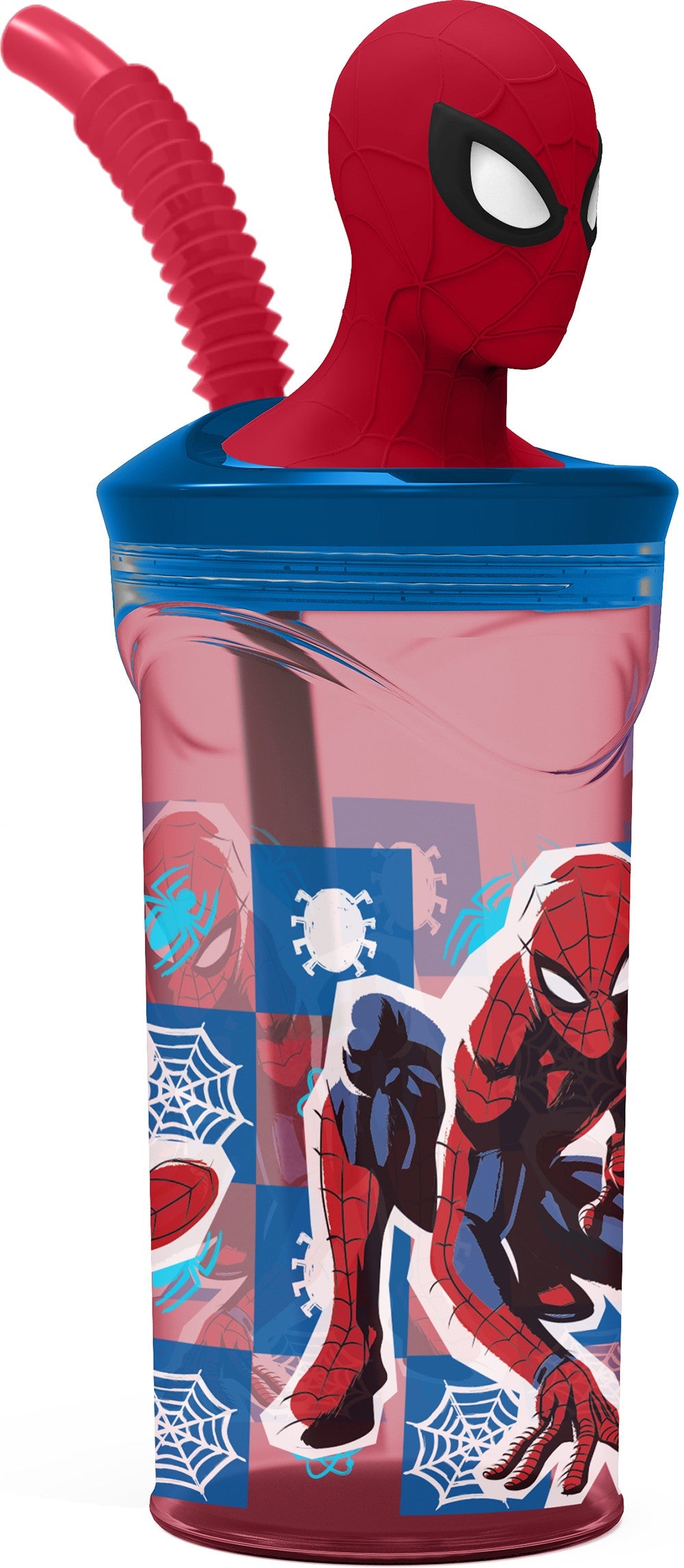 3D-Figur, 360 ml Glas, Spiderman