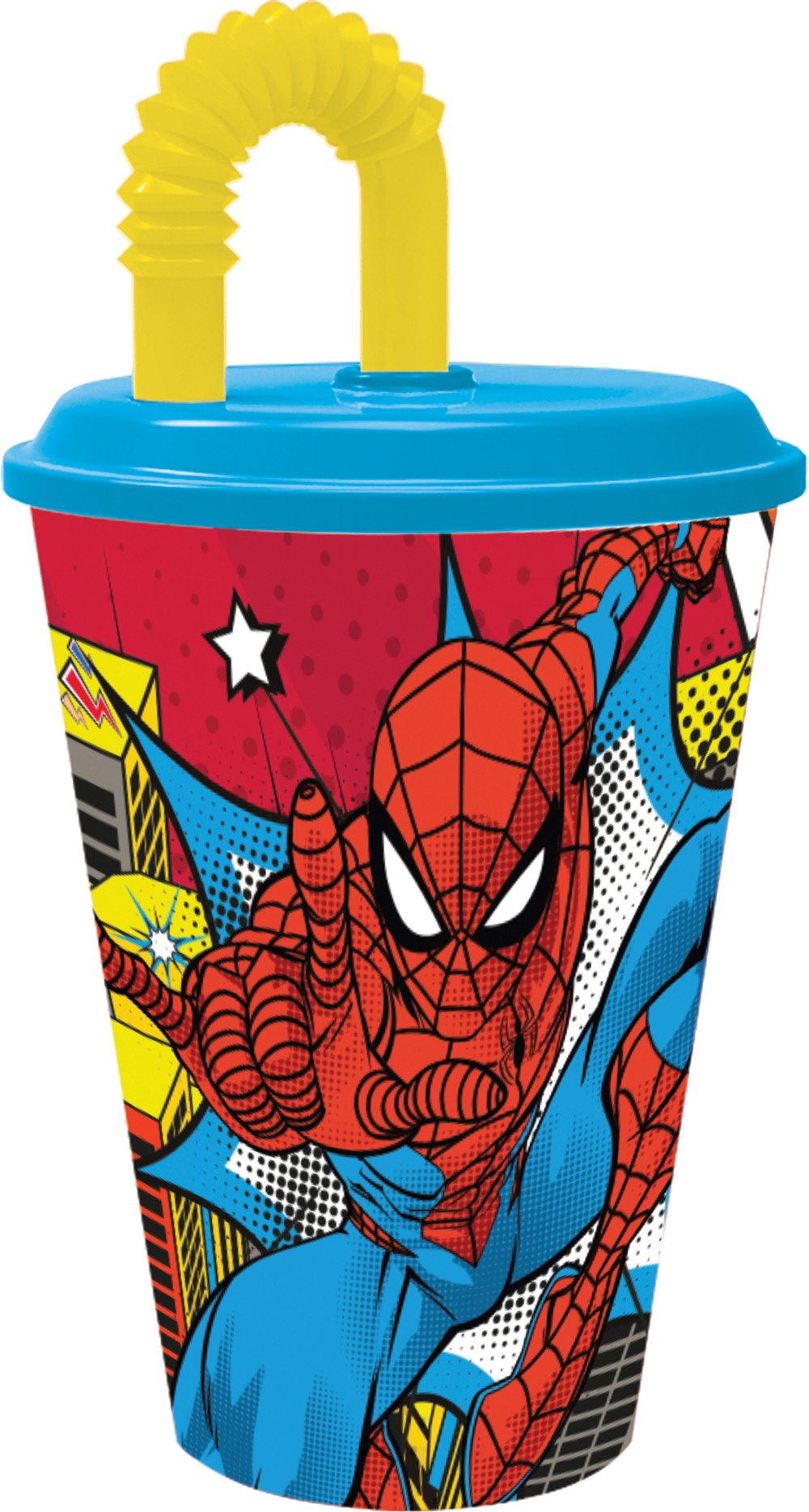 EASY SPORT GLAS 430ML SPIDERMAN