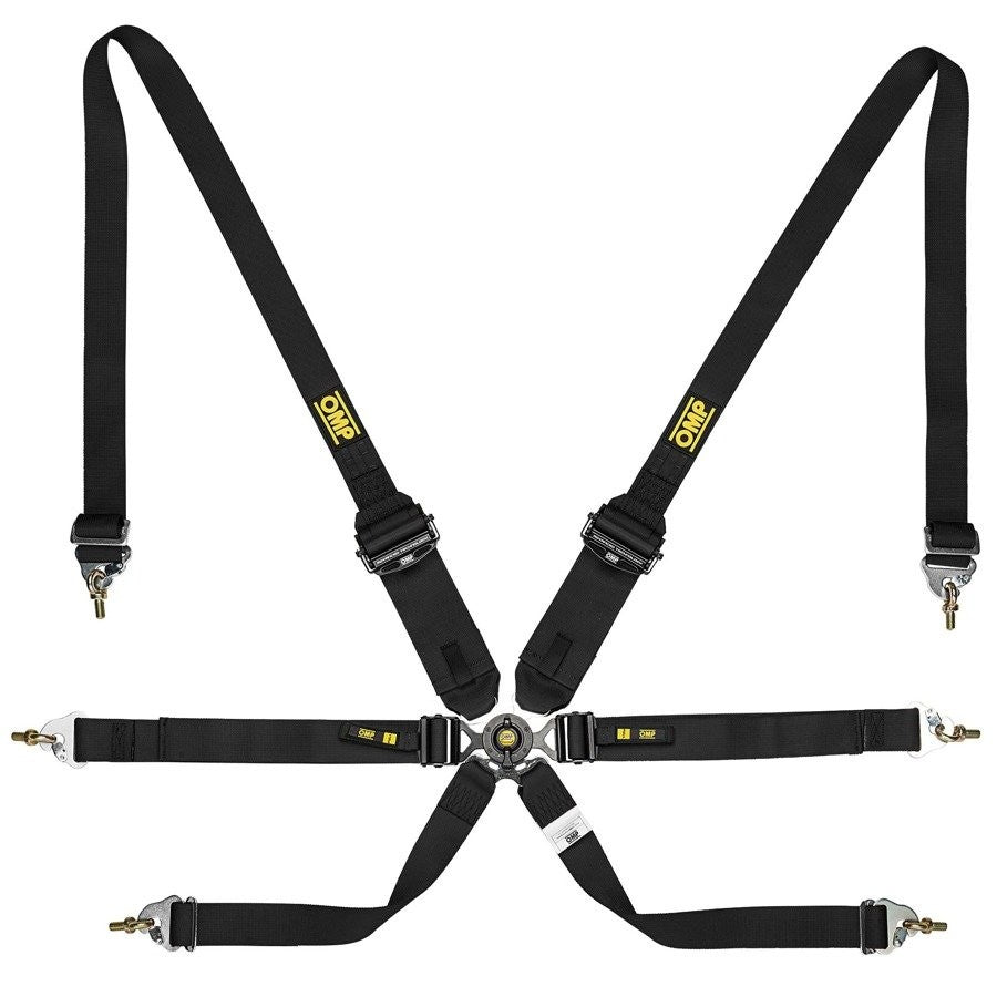 ARNES OMP 6 PUNTOS ONE 3"+2" ENDURANCE PULL DOWN - FIA 8853-2016 NEGRO