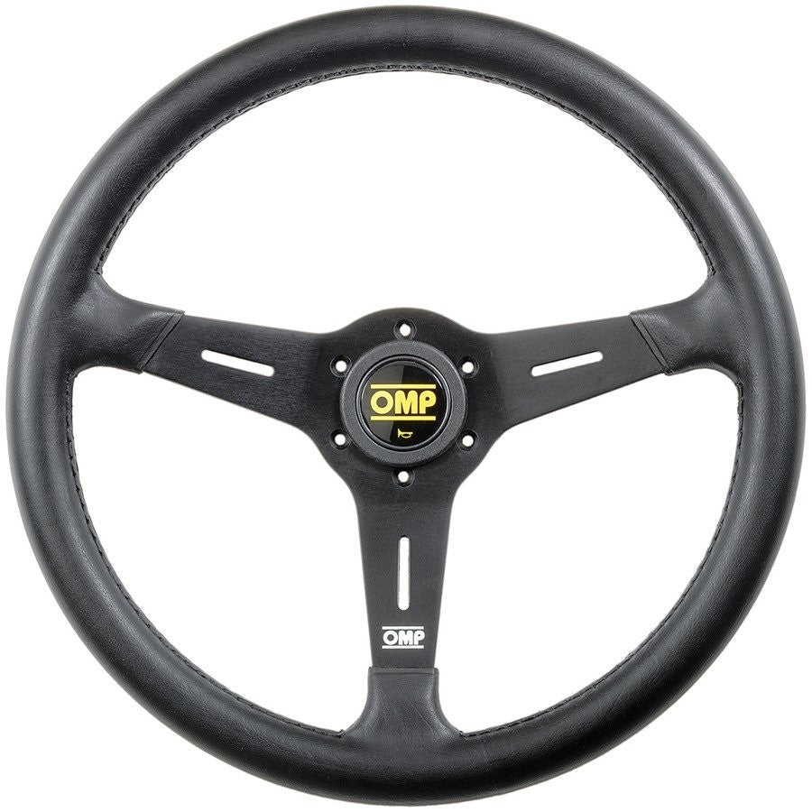 VOLANTE OMP SAND PIEL 380MM NEGRO