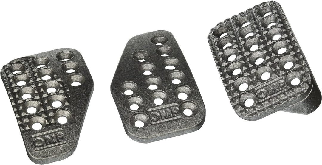 JUEGO DE 3 PEDALES OMP EN ALUMINIO