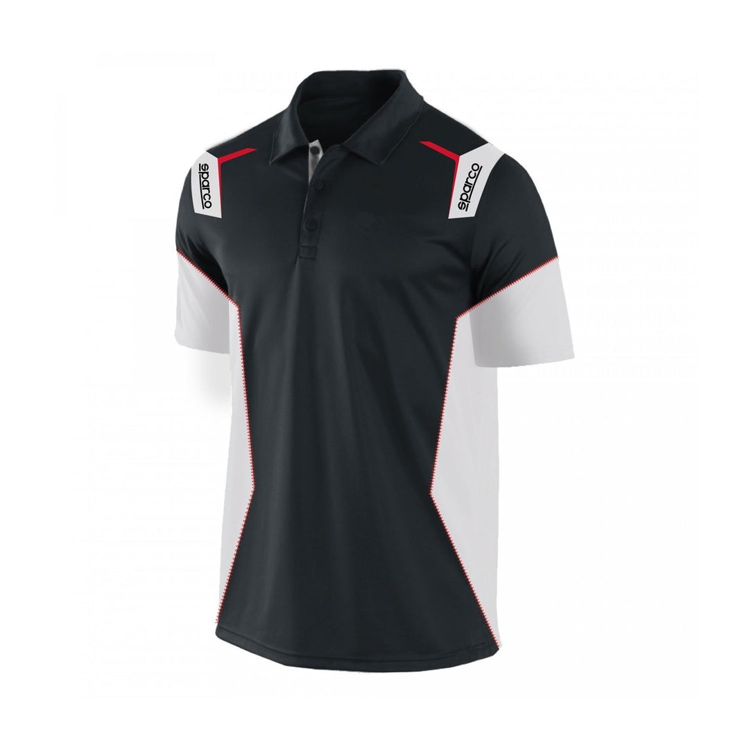 POLO SPARCO MANGA CORTA NEGRO TALLA XXXL