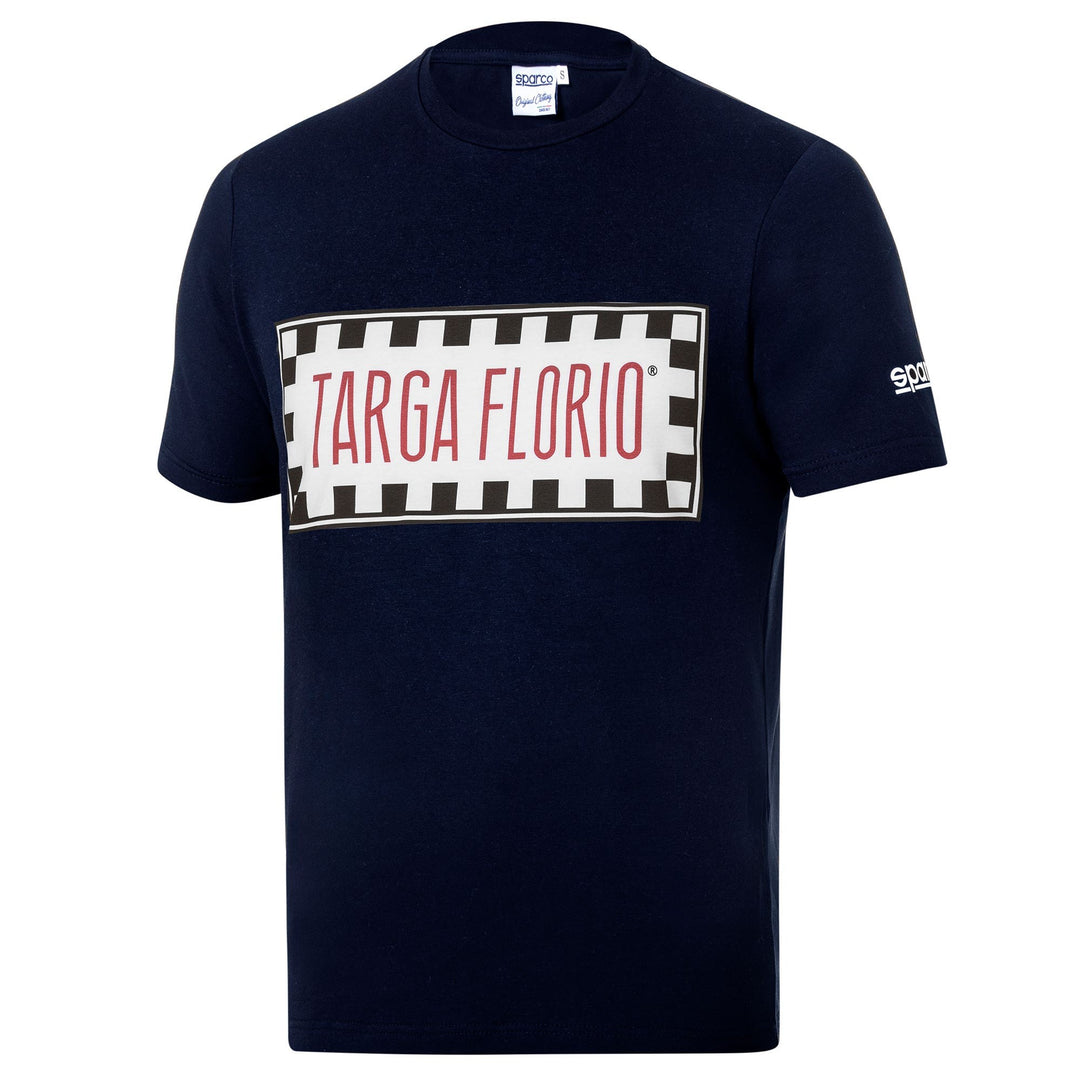 SPARCO TARGA FLORIO T-SHIRT GRÖSSE XXL MARINEBLAU