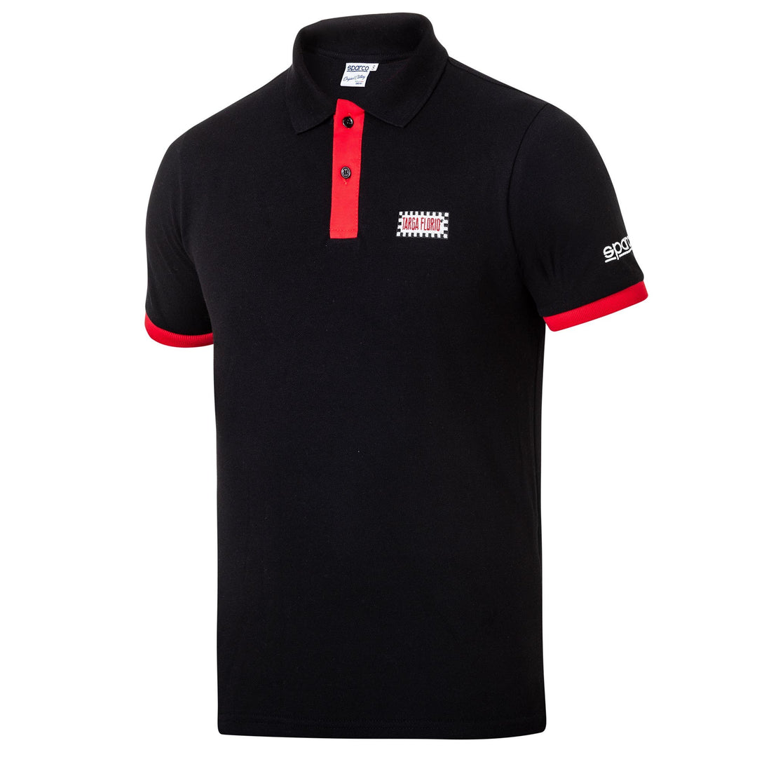 POLO SPARCO TARGA FLORIO TALLA M NEGRO/ROJO