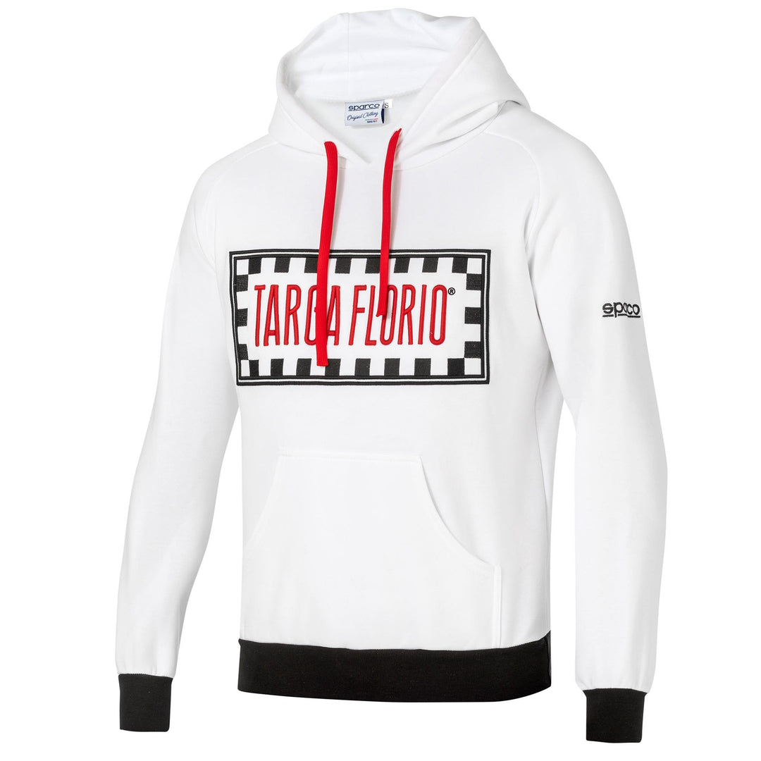 SUDADERA SPARCO CON CAPUCHA TARGA FLORIO XXL BLANCO