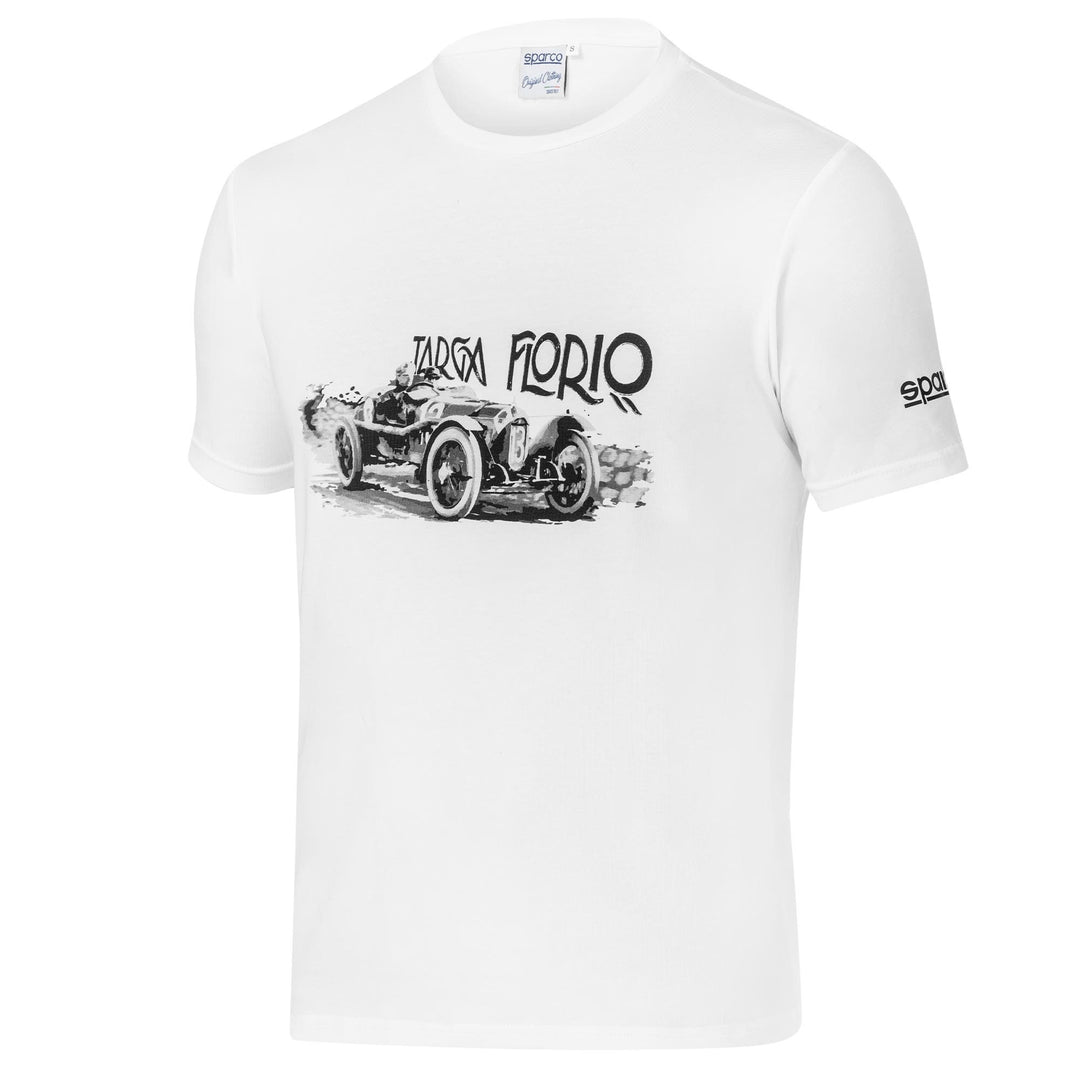 CAMISETA SPARCO TARGA FLORIO TALLA XXL BLANCA
