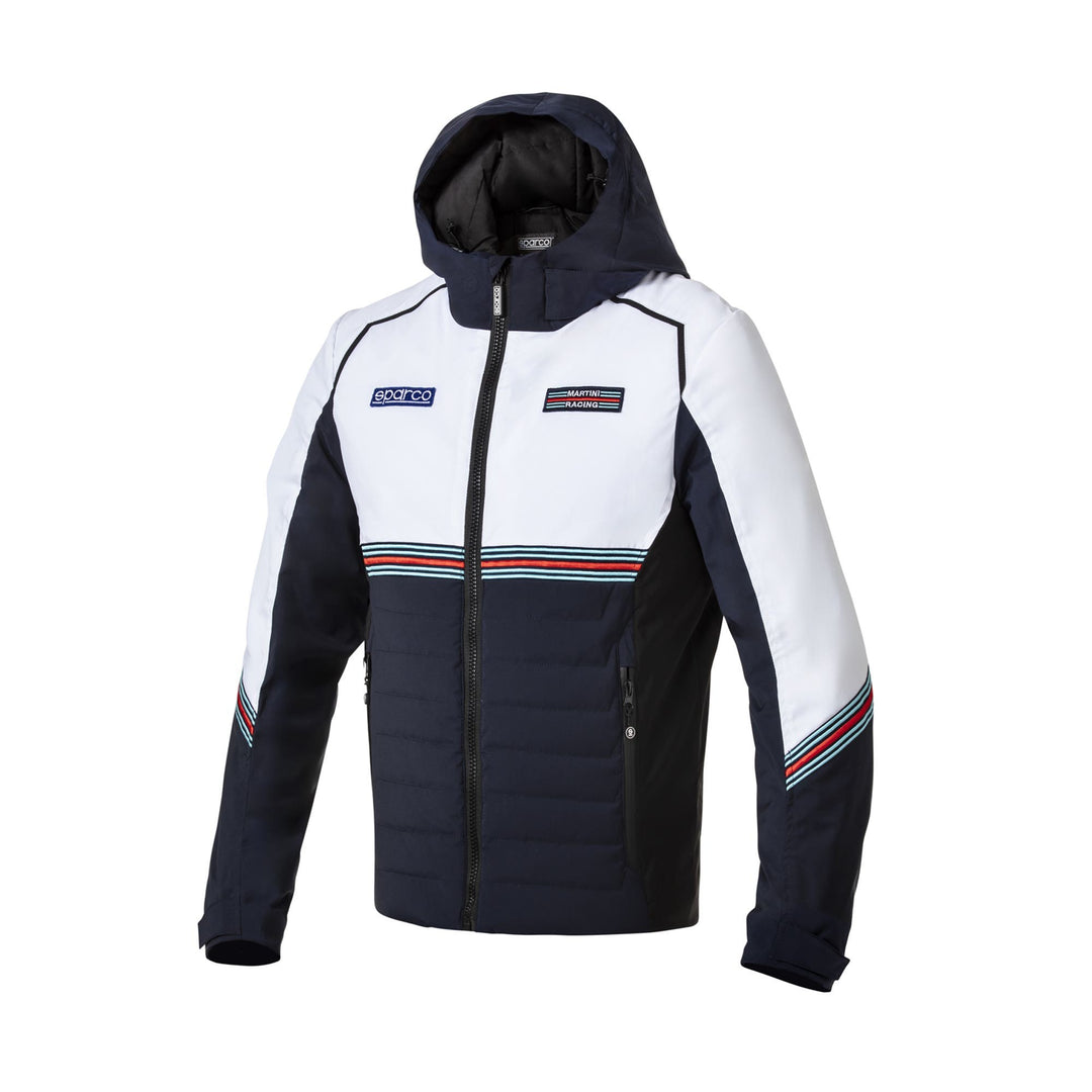 CHAQUETA SPARCO MARTINI-R TALLA XL AZUL MARINO/BLANCO
