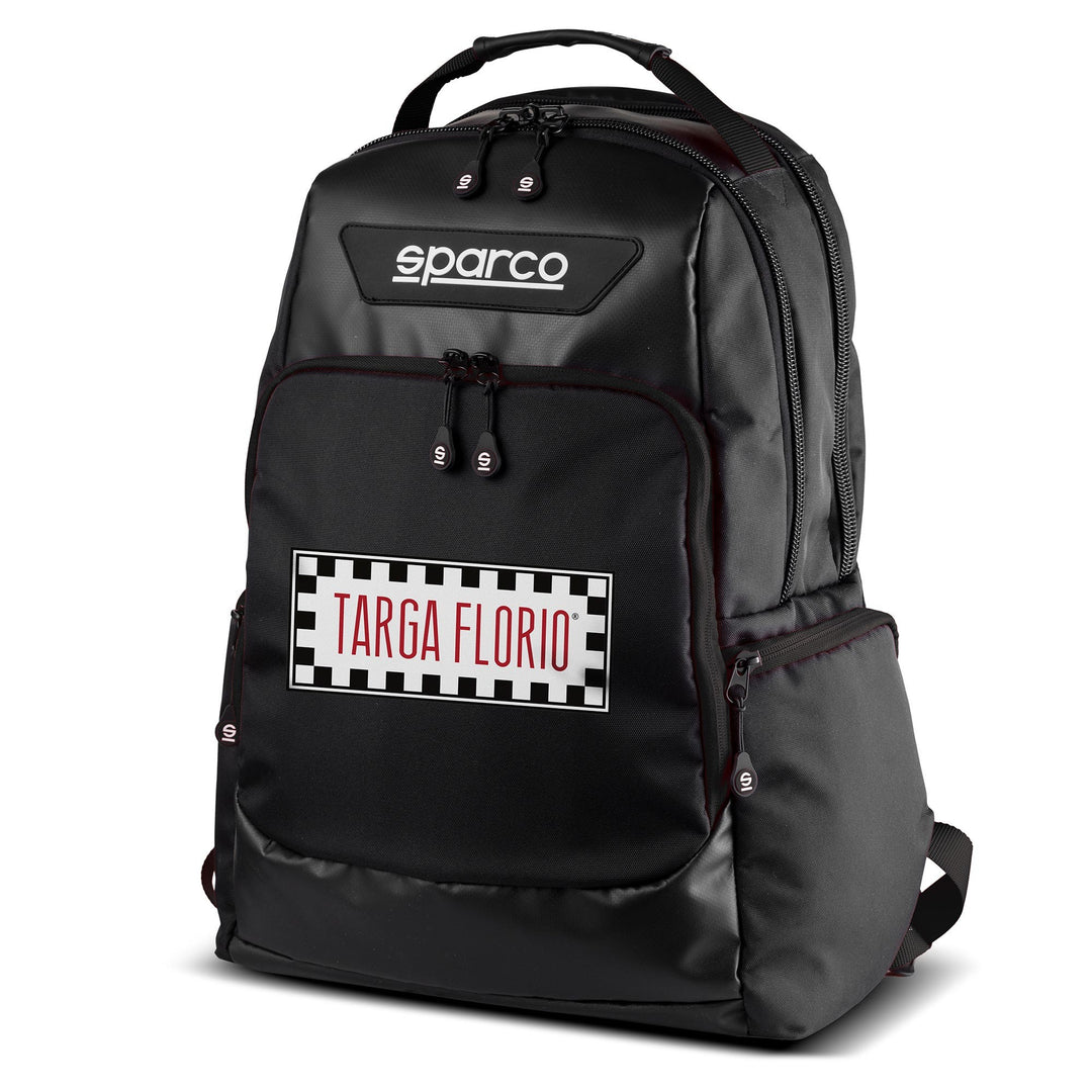 MOCHILA SPARCO TARGA FLORIO NEGRO/ROJA
