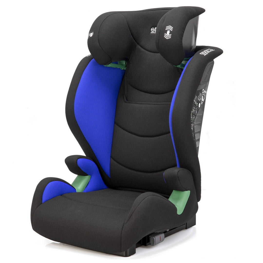 SILLAS PARA NIÑOS SPARCO SK5000I ECE R129/03 AZUL GRUPO I-II-III
