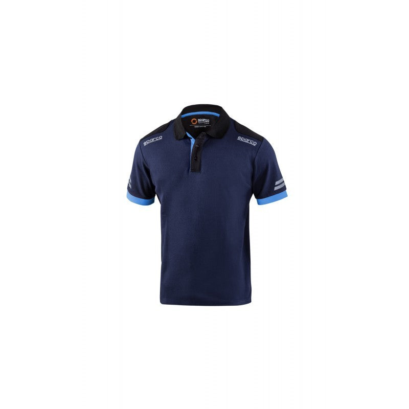 POLO TW TALLA XXXL AZUL MARINO/NARANJA
