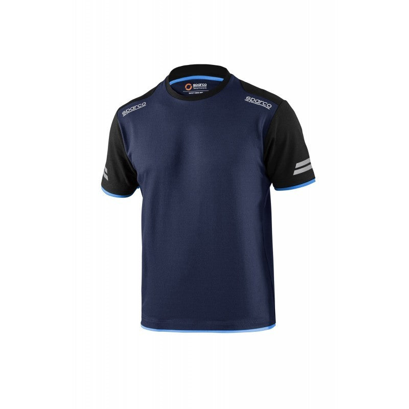 CAMISETA TW TALLA XXXL AZUL MARINO/NARANJA