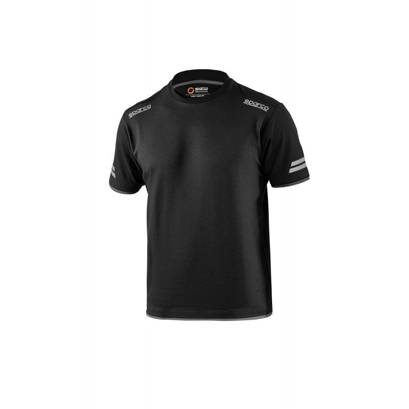 CAMISETA SPARCO TECH TALLA XXXL NEGRO/NARANJA